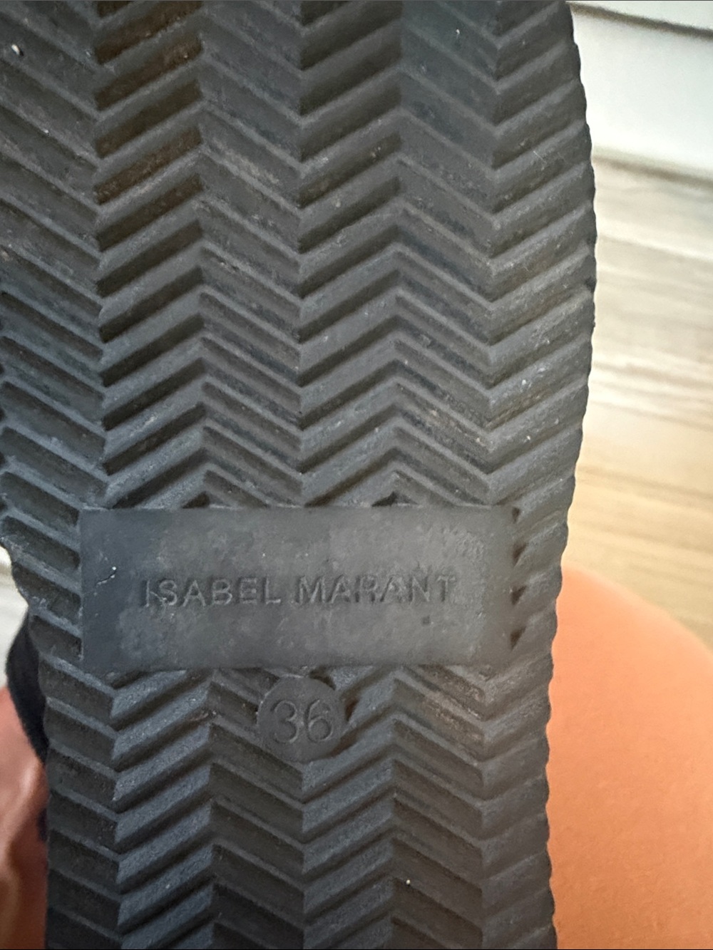Isabel Marant Black Lace-Up High-Top Hiking Boots with Tan Lining - Picture 2 of 11